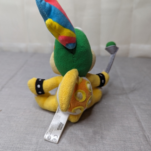 2014 Super Mario Bowser Son Koopaling Lemmy Koopa Plush Toy Rainbow Small 7" Tal - Picture 3 of 13